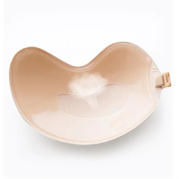 Womens Mango Shaped Self Adhesive Bra Seamless Chest Cover for Backless Dresse - Picture 11 of 13